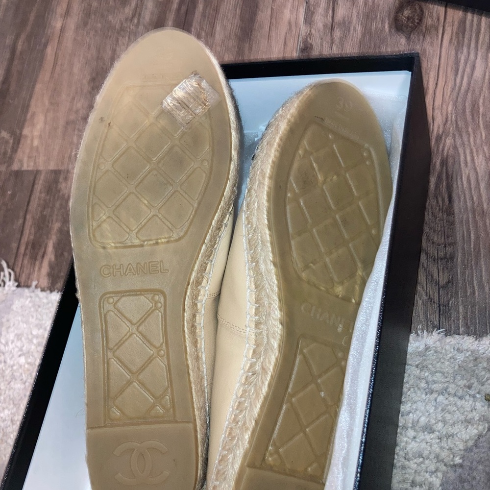 Chanel espadrilles nude and black - Picture 7 of 8